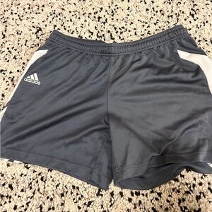 Gray adidas shorts